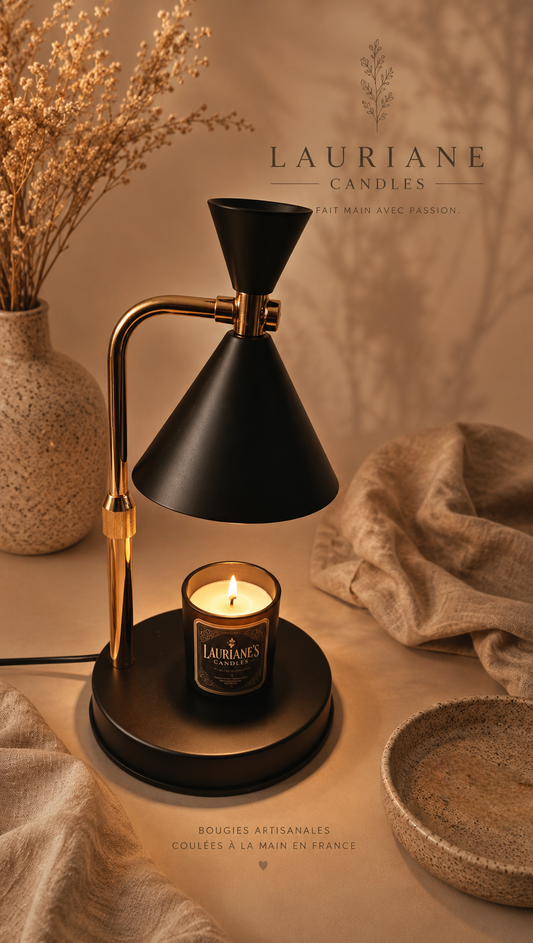 Diffuseur par Chaleur Douce - Lampe Noir