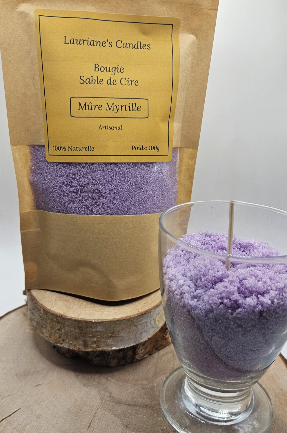 Perle de cire - Mûre Myrtille